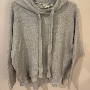 Cozy Heather Gray Cowl Neck Sweater